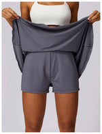 Load image into Gallery viewer, Seamless Performance Tennis Skort with Breathable Knit