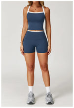 Load image into Gallery viewer, Luxurious Contour Seamless 2 Piece Athleisure Set Nylon