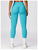 Load image into Gallery viewer, Luxurious High-Waist Contour Seamless Leggings Scrunch
