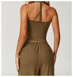 Load image into Gallery viewer, Breathable Impact Contour Yoga Sports Bra Elevation