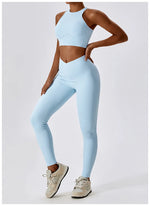 Load image into Gallery viewer, Seamless Contouring 2 Piece Yoga Set Performance Pro