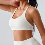 Load image into Gallery viewer, Cross Back Premium Contour Seamless Compression Bra