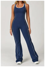 Load image into Gallery viewer, Sculpted Seamless Performance Jumpsuit With Front Zip