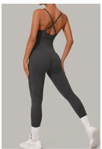 Load image into Gallery viewer, Luxe Sleeveless Yoga Jumpsuit Nylon Spandex