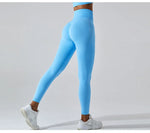 Load image into Gallery viewer, Seamless High Waist Leggings Moisture Wicking Contour