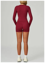 Load image into Gallery viewer, 2 Piece Contoured Breathable Yoga Ensemble Knitwear