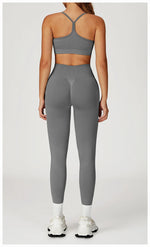 Load image into Gallery viewer, Seamless Contour Two Piece Yoga Set for Performance