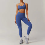 Load image into Gallery viewer, Performance Contoured Zippered Yoga Outfit Long Sleeve