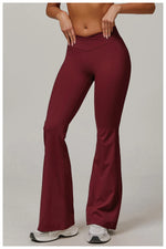 Load image into Gallery viewer, Contoured High Waist Seamless Bell Bottom Leggings