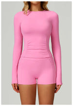 Load image into Gallery viewer, 2 Piece Contoured Breathable Yoga Ensemble Knitwear