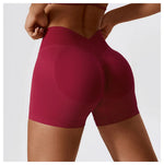 Load image into Gallery viewer, Elevated Contour Seamless Premium Yoga Shorts Nylon