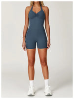 Load image into Gallery viewer, Contoured Seamless Performance Jumpsuit Set Polyester