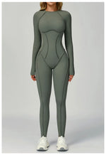 Load image into Gallery viewer, Seamless Contour Yoga Tracksuit Set Performance Wear