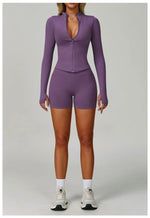 Load image into Gallery viewer, Two Piece Contour Seamless Performance Yoga Ensemble