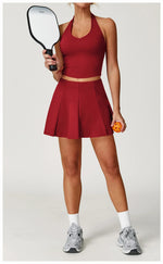 Load image into Gallery viewer, Halter Seamless Yoga Bra Vest with High Performance Fabric