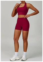 Load image into Gallery viewer, 2 Piece Contouring Sculpted Yoga Ensemble Performance