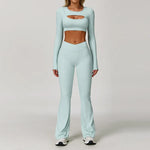 Load image into Gallery viewer, Premium Performance Knit Yoga Set With Contoured Leggings