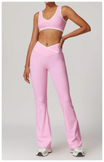 Load image into Gallery viewer, Color Block Bra Contoured Feather Weight Breathable