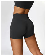 Load image into Gallery viewer, Sculpted Contour Yoga Shorts With Breathable Comfort