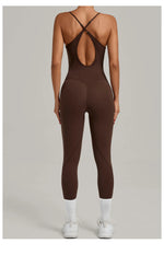 Load image into Gallery viewer, Breathable Contour One-Piece Yoga Jumpsuit Quick-Dry