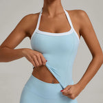 Load image into Gallery viewer, Crossback Contour Seamless Lounge Bra Top Performance