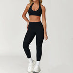 Load image into Gallery viewer, Luxuriously Seamless 2 Piece High Waist Set Contouring