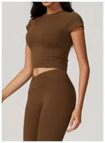 Load image into Gallery viewer, 2 Piece Contour Performance Leggings Set Nylon Blend