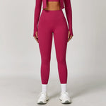 Load image into Gallery viewer, High Waist Contour Yoga Leggings Breathable Performance