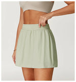 Load image into Gallery viewer, High Waist Contoured Breathable Yoga Short Skirt