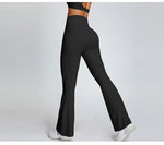 Load image into Gallery viewer, Seamless High Waist Contoured Flare Leggings For Training