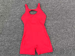 Load image into Gallery viewer, Backless One-Piece Yoga Tracksuit Breathable Nylon Knit