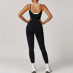 Load image into Gallery viewer, Color Blocking Seamless Yoga Jumpsuit Exquisite Fit