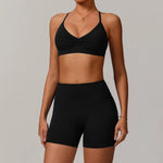 Load image into Gallery viewer, Seamless Contour Two Piece Yoga Set Luxe Performance Wear