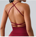 Load image into Gallery viewer, Cross Back Contour Seamless Sports Bra Performance