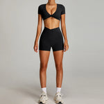 Load image into Gallery viewer, Luxurious Contoured Yoga Set Quick Drying Performance