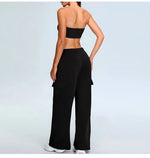 Load image into Gallery viewer, Strapless Moisture-Wicking Contour Yoga Bra for Performance