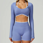 Load image into Gallery viewer, Seamless Contour Two Piece Yoga Set Luxe Performance Wear