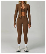Load image into Gallery viewer, Two Piece Contour Seamless Performance Yoga Ensemble
