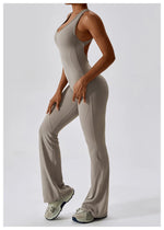 Load image into Gallery viewer, Seamless Contour Studio Jumpsuit Breathable Nylon Knit