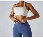 Load image into Gallery viewer, Cross Back Strappy Seamless Bralette Soft Nylon Spandex