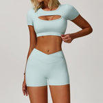 Load image into Gallery viewer, Premium Performance Knit Yoga Set With Contoured Leggings