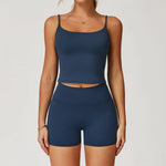 Load image into Gallery viewer, Performance Contour Seamless Two Piece Yoga Bra Set Nylon