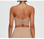Load image into Gallery viewer, Breathable Seamless Cross Back Sculpt Performance Bra