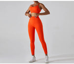 Load image into Gallery viewer, Seamless Performance Wear Set With High Waist Leggings
