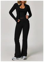 Load image into Gallery viewer, Luxuriously High Waist Contour Bell Bottom Leggings