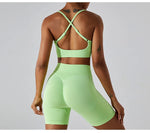 Load image into Gallery viewer, Seamless Contour 2 Piece Sculpted Yoga Wear Breathable
