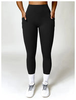 Load image into Gallery viewer, V Back Swept High Waist Contoured Leggings With Performance