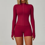 Load image into Gallery viewer, 2 Piece Contouring Sculpted Yoga Ensemble Performance