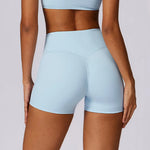 Load image into Gallery viewer, High Waist Yoga Shorts Contour Moisture Wicking Breathable