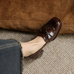 Load image into Gallery viewer, Women's Tassel Loafer Pumps Block Heel Round Toe Heels